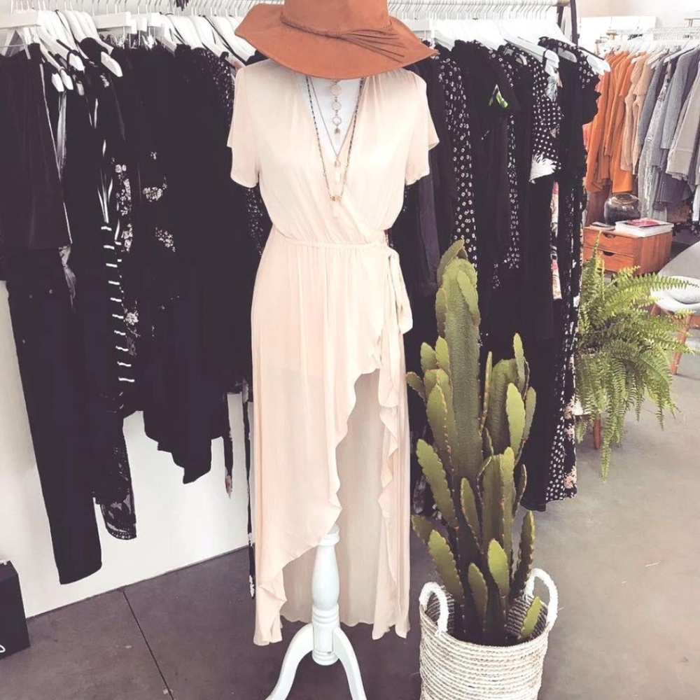 Nomad Boutique Wrap Romper With Long Skirt